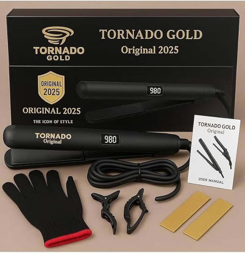 مكواه تورنادو جولد علبه صفيح